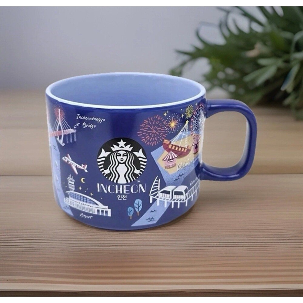Starbucks Hello Incheon Korean Regional Collection 355 ml Ceramic Mug New 12oz